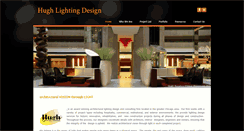 Desktop Screenshot of hughlightingdesign.com